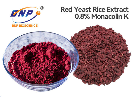 Hefe-Reis-Mehl Monascus Purpureus Monacolin K 0,8% BNP rotes