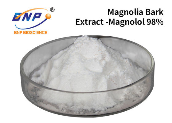 Populärer Ergänzungs-Magnolien-Barken-Auszug Magnolol Honokiol pulverisieren weißes